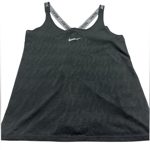 Women’s Nike Swim Poly Core Solids Fast Back Tank in Black Cover up Top S Small - Picture 8 of 16
